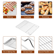 P&P CHEF Stainless Steel Roasting Pan with Racks for Turkey