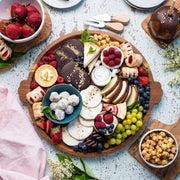 13-Inch Round Wood Charcuterie Board & Serving Tray
