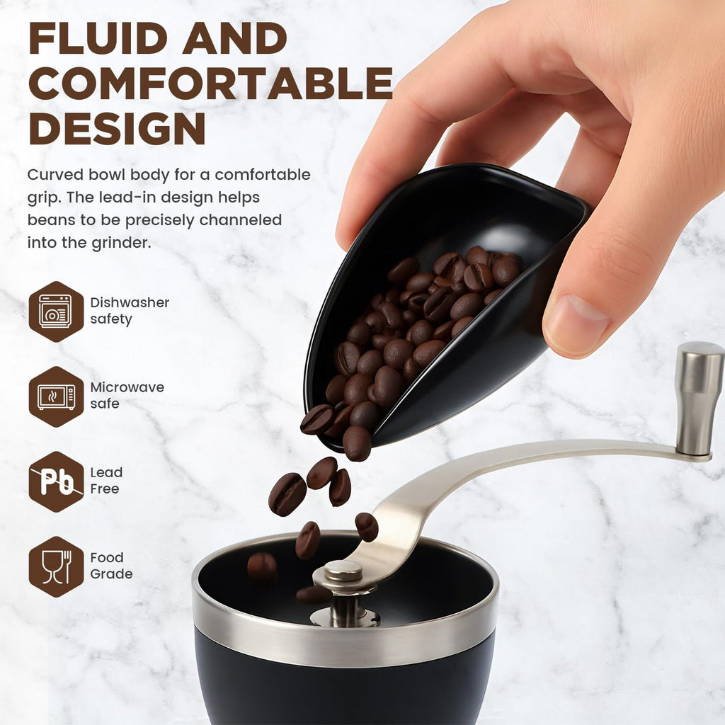 Ceramic Coffee Dosing Cup, Sprayer & Mini Spoon Rest Set