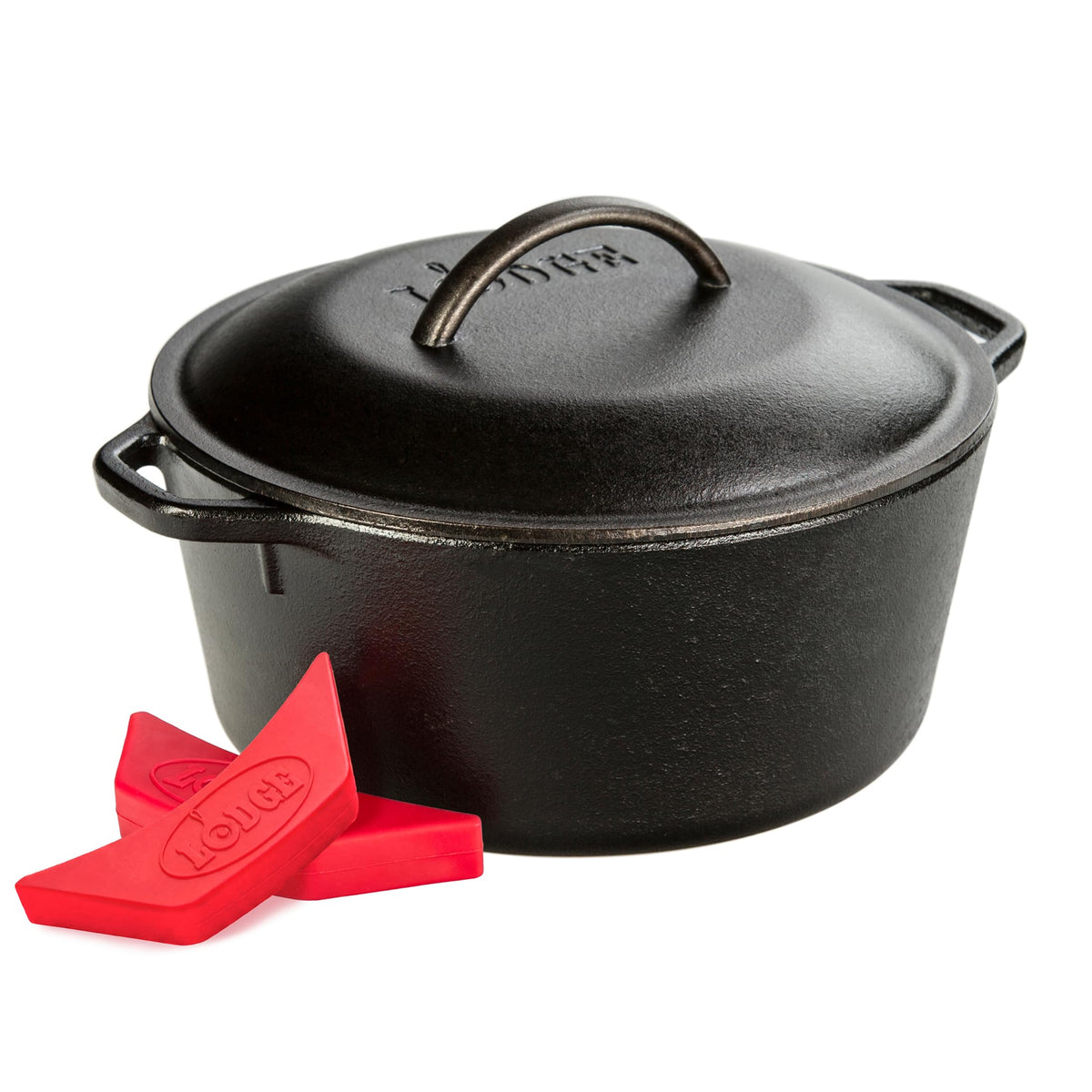 Lodge L1SP3 Cast Iron Serving Pot with Dual Handles