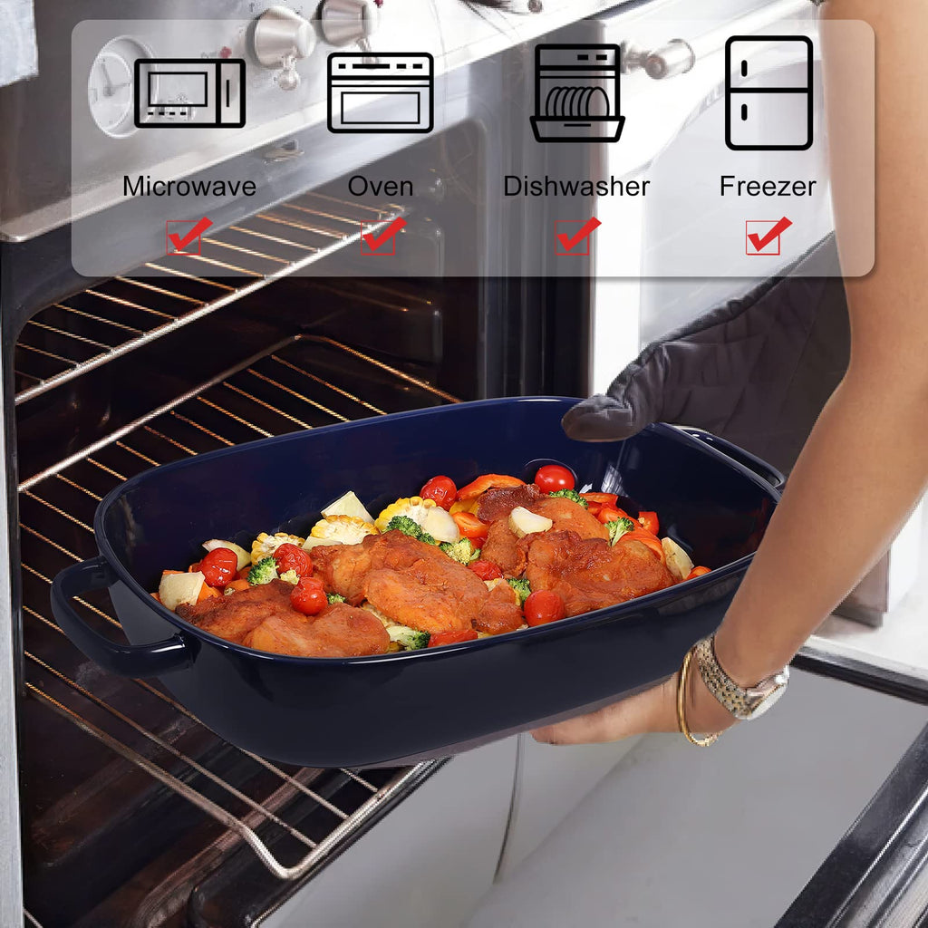 6-Quart Ceramic Rectangular Baking Dish, 16 x 11-Inch