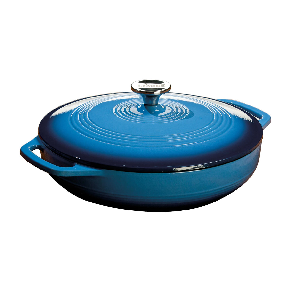 Lodge Oval Cast Iron Casserole Dish for Oven Cooking