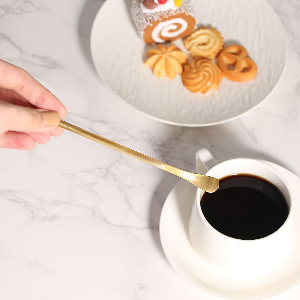 IMEEA Stainless Steel Espresso Stirring Spoons, Set of 4