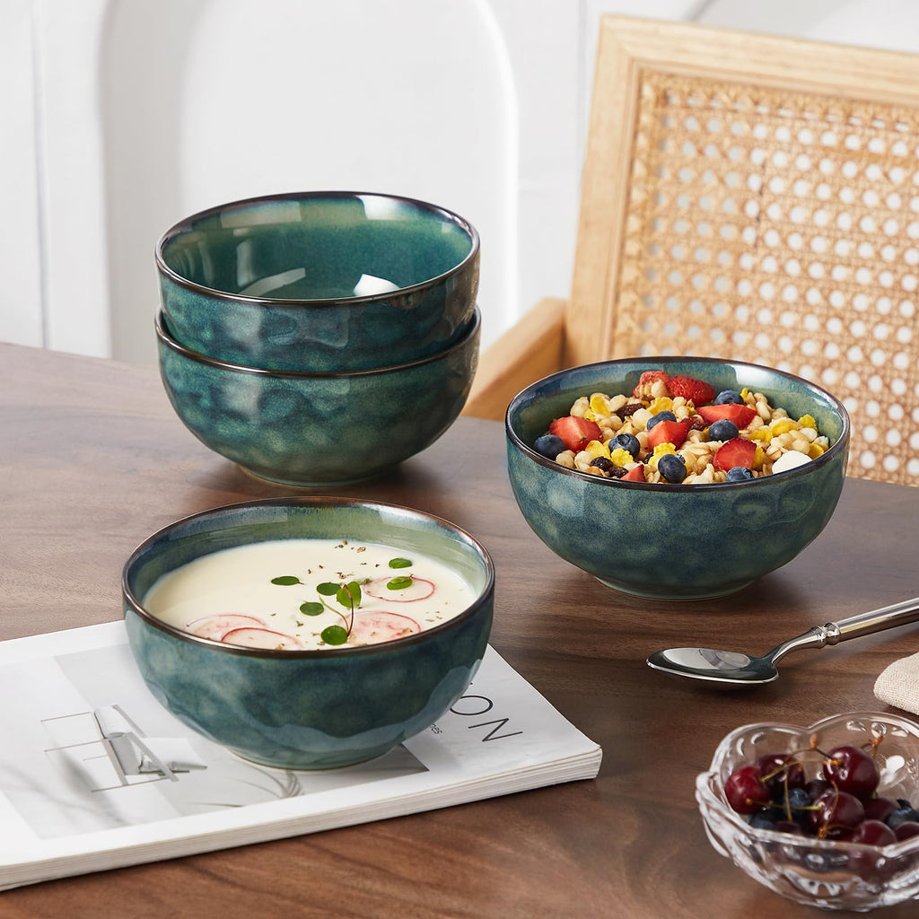 vancasso Starry 24 oz Porcelain Pasta & Cereal Bowls, Set of 4