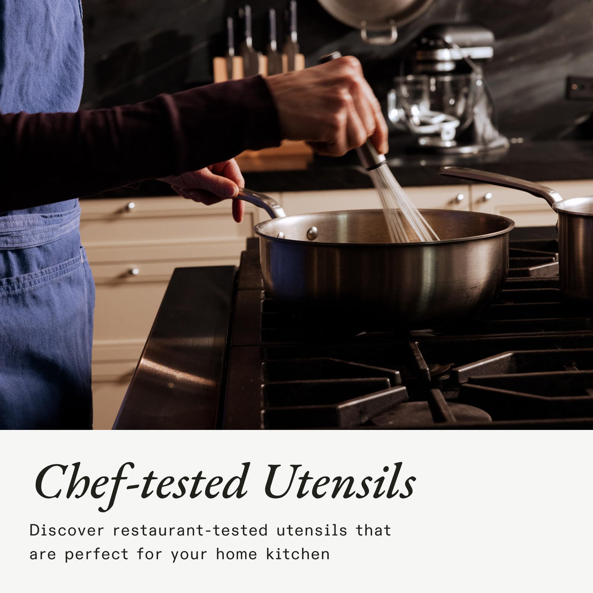 Made In Stainless Steel Kitchen Utensil Set, 5-Piece
