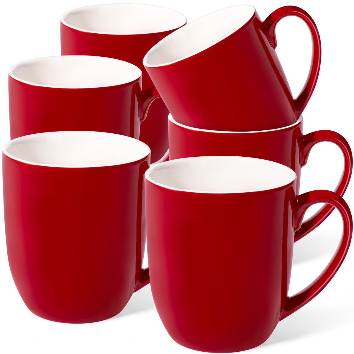 Urbanstrive 16 oz Large White Ceramic Coffee Mug
