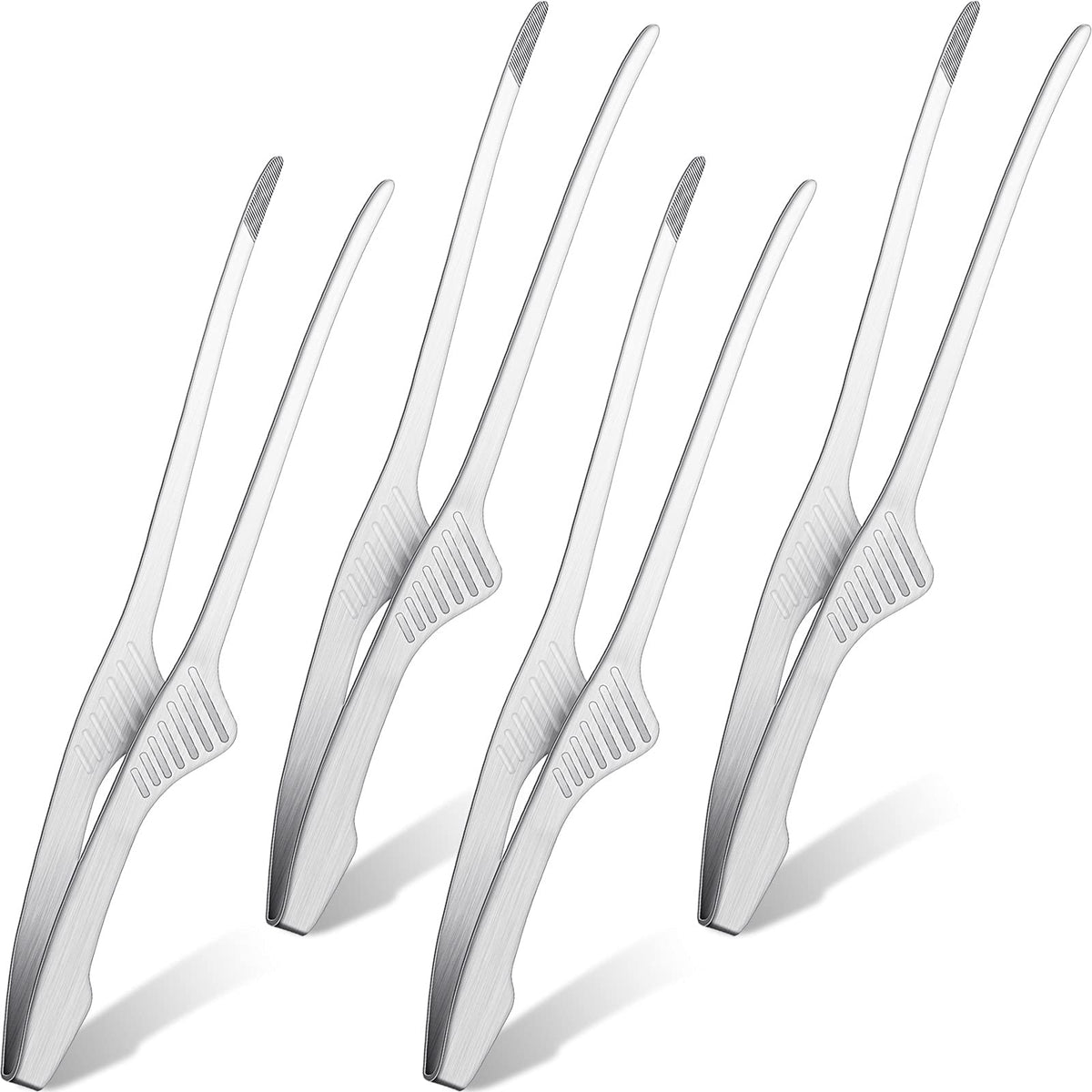 Patelai Stainless Steel Korean BBQ Tongs with Stand