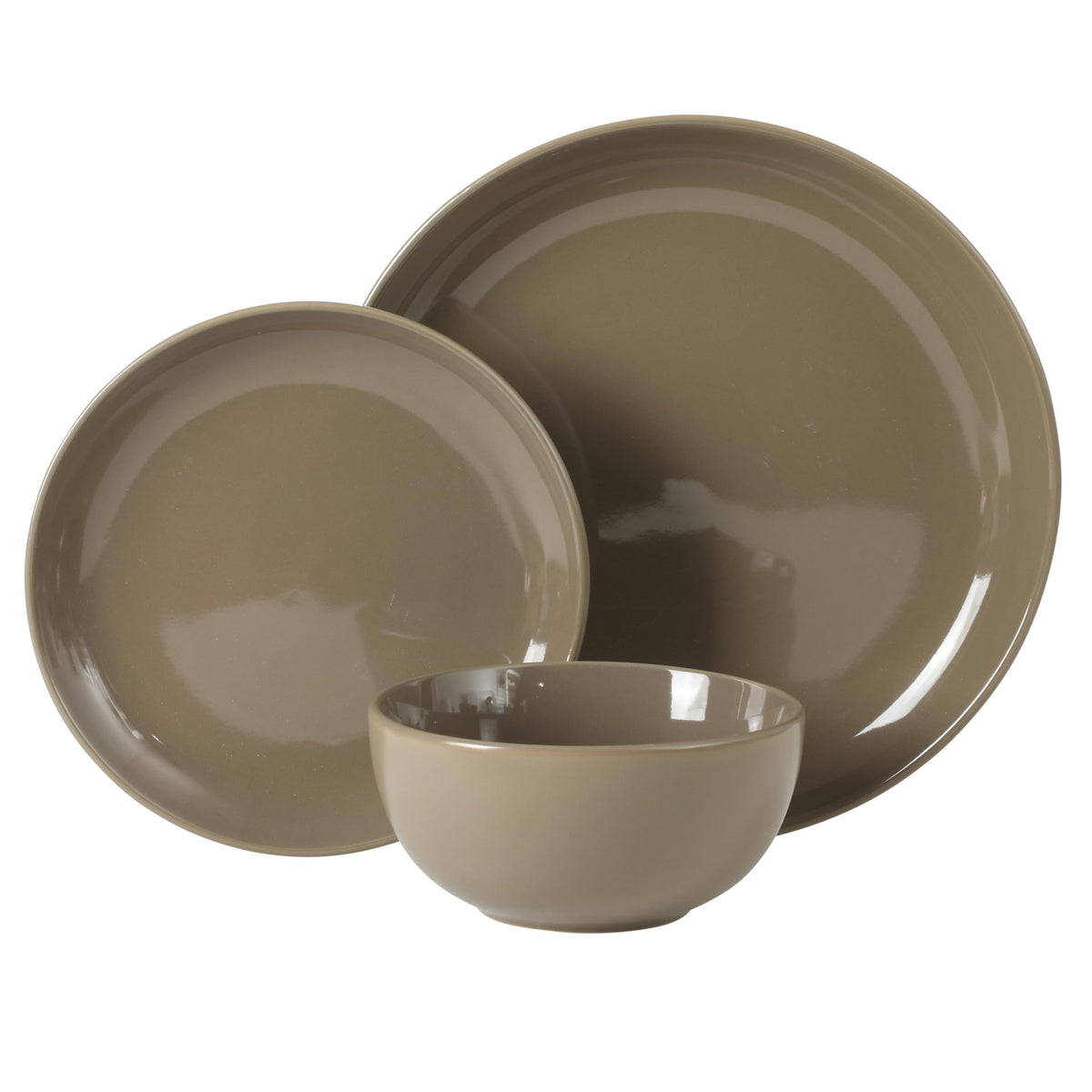 Gibson Home 12-Piece Plates & Bowls Dinnerware Set for 4