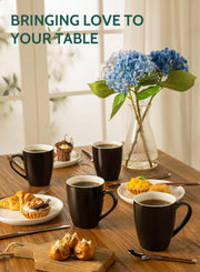 Sweese 16 oz Porcelain Coffee Mugs for Latte & Tea
