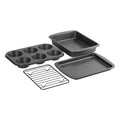 GoodCook 4-Piece Nonstick Steel Toaster Oven Bakeware Set