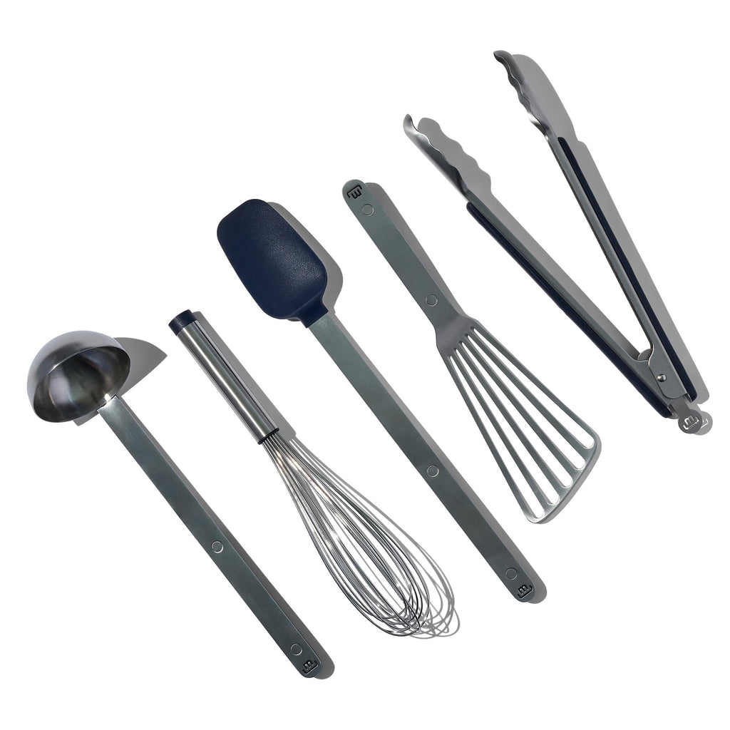 Made In Stainless Steel Kitchen Utensil Set, 5-Piece