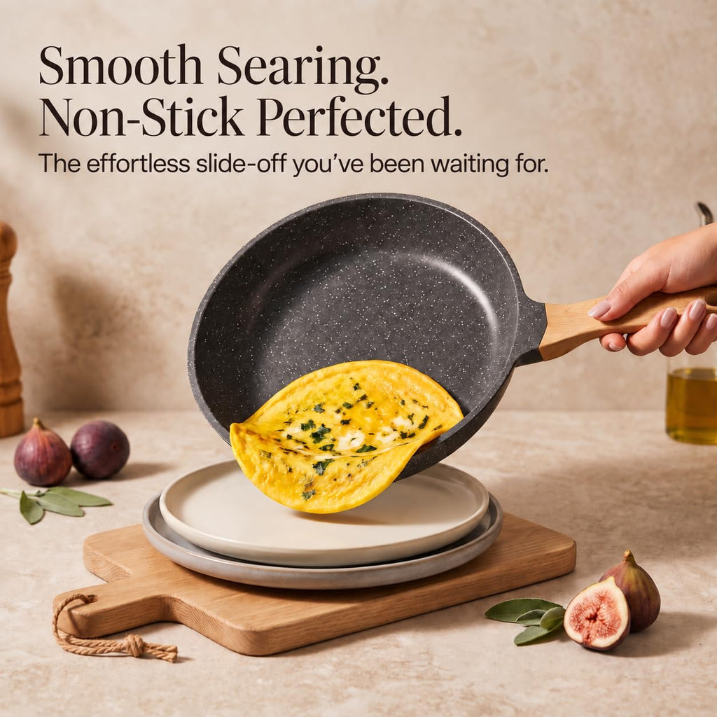 ITSMILLERS Nonstick Deep Frying Pan & Skillet Set