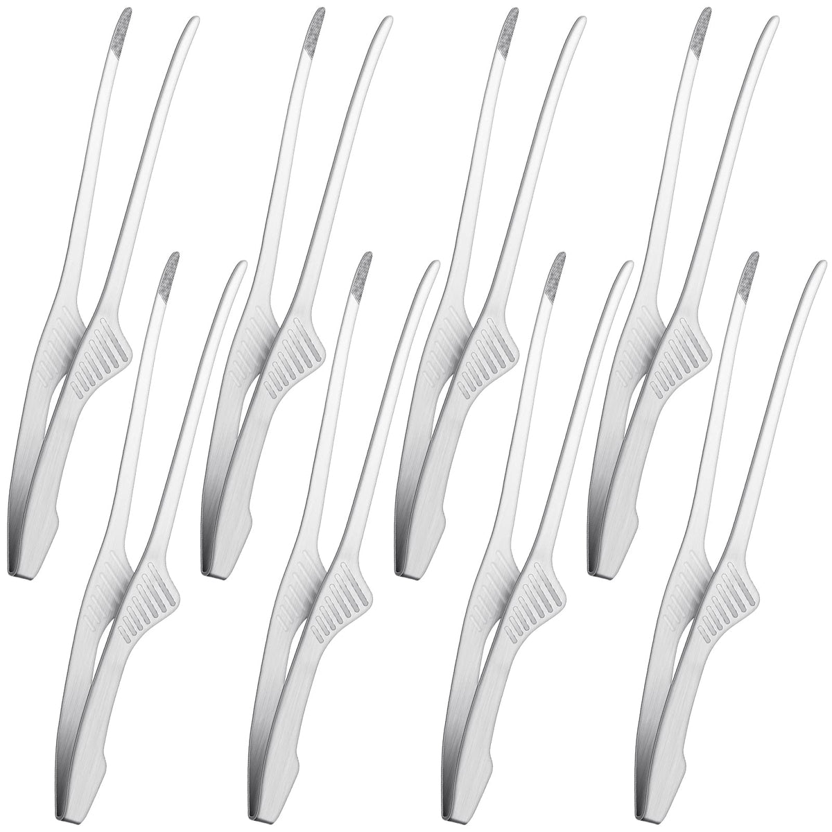 Patelai Stainless Steel Korean BBQ Tongs with Stand