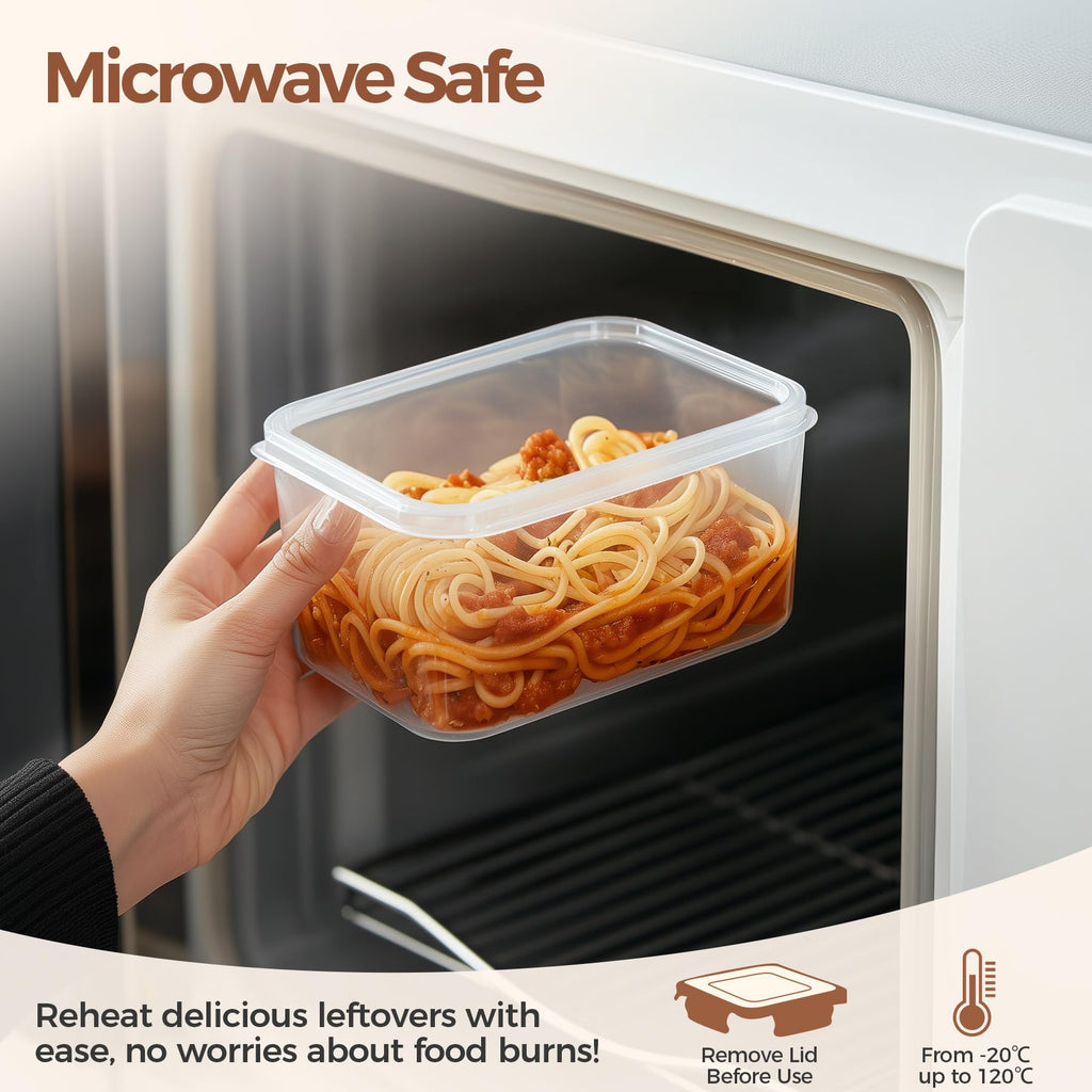 ComSaf Airtight Plastic Food Storage Container for Pantry