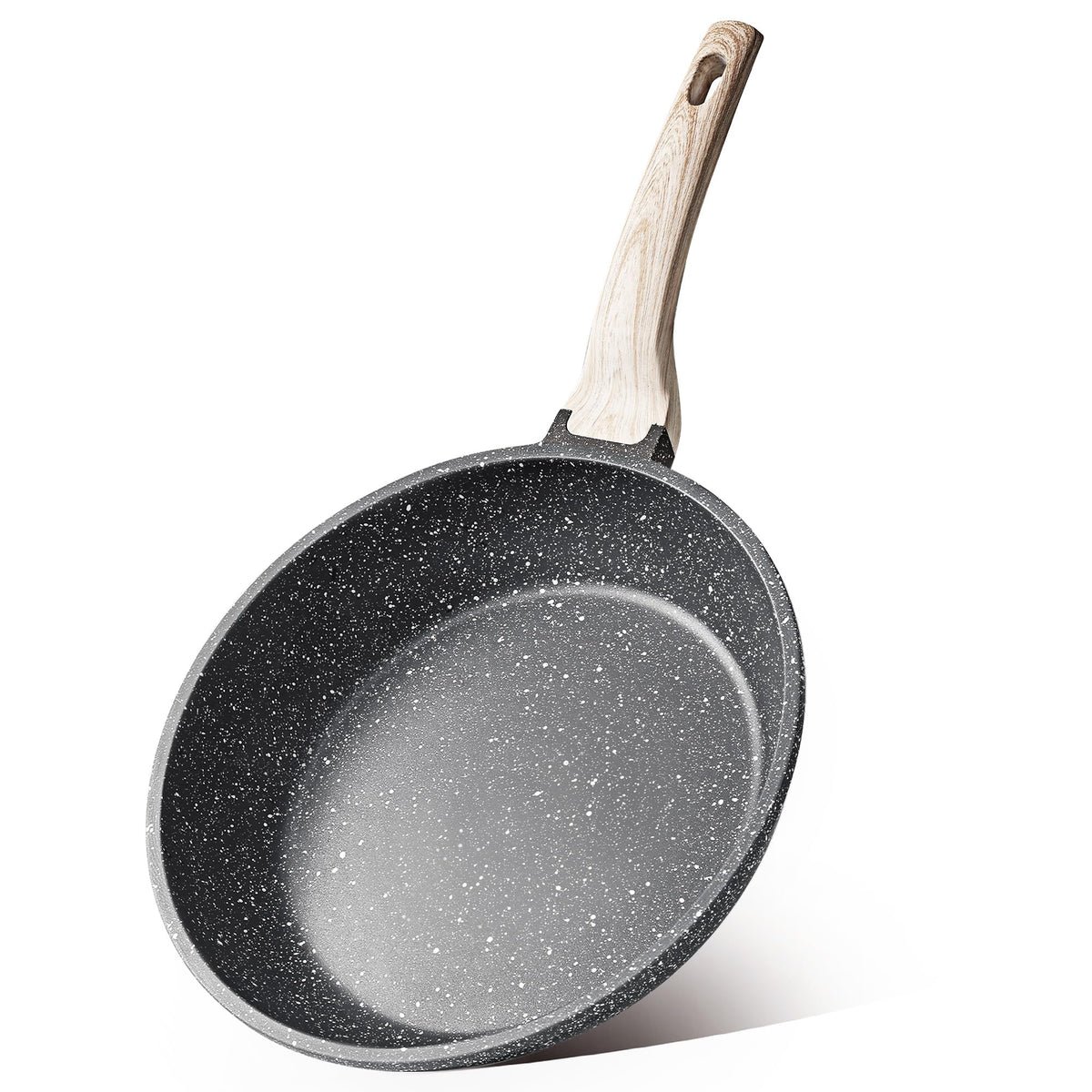 CAROTE Nonstick Granite Frying Pan for Induction Cooking