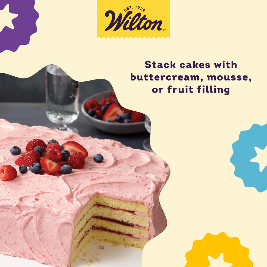 Wilton Easy Layers 2-Piece Steel Sheet Cake Pan Set