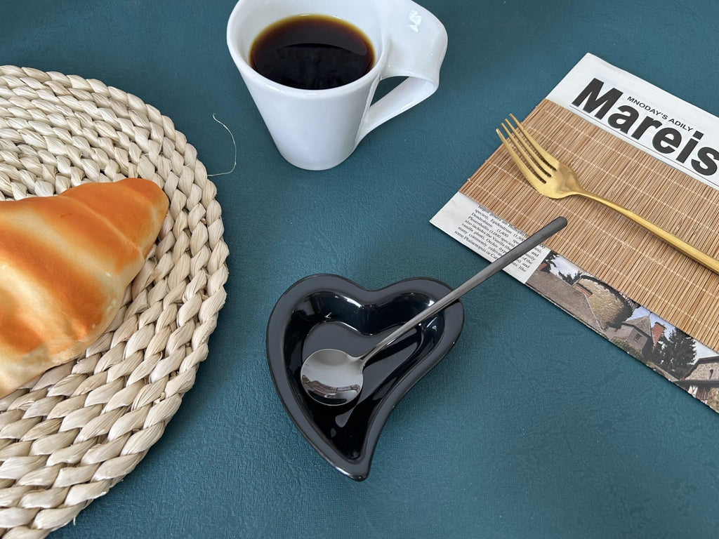 Coffee Spoon & Mini Spoon Rest Set for Coffee Bar