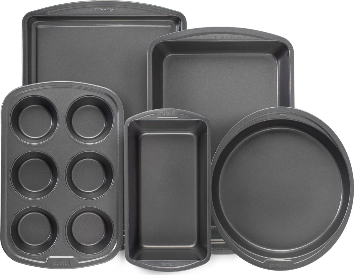 GoodCook 4-Piece Nonstick Steel Toaster Oven Bakeware Set