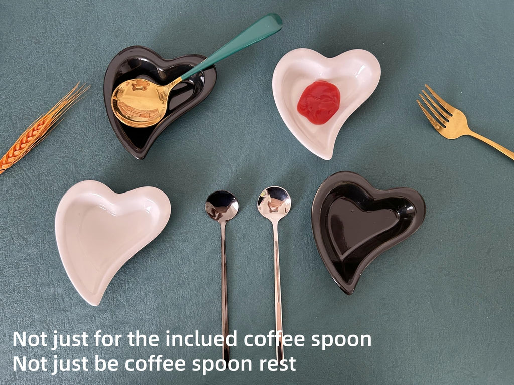 Coffee Spoon & Mini Spoon Rest Set for Coffee Bar