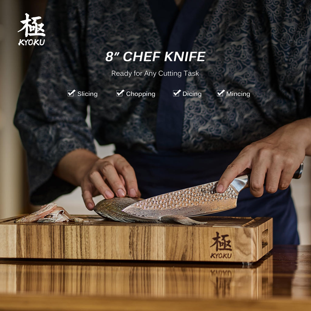 KYOKU Shogun Series Japanese Kitchen Knife for Precision Cutting