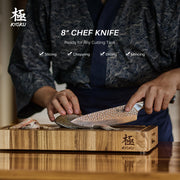 KYOKU Shogun Series Japanese Kitchen Knife for Precision Cutting