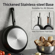 OzawaBear Titanium Nonstick Frying Pan for Induction Cooking