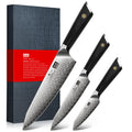 SHAN ZU Damascus Steel Kitchen Knife for Precision Cutting