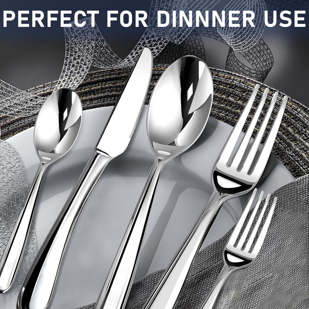 Stainless Steel Silverware & Flatware Utensil Set