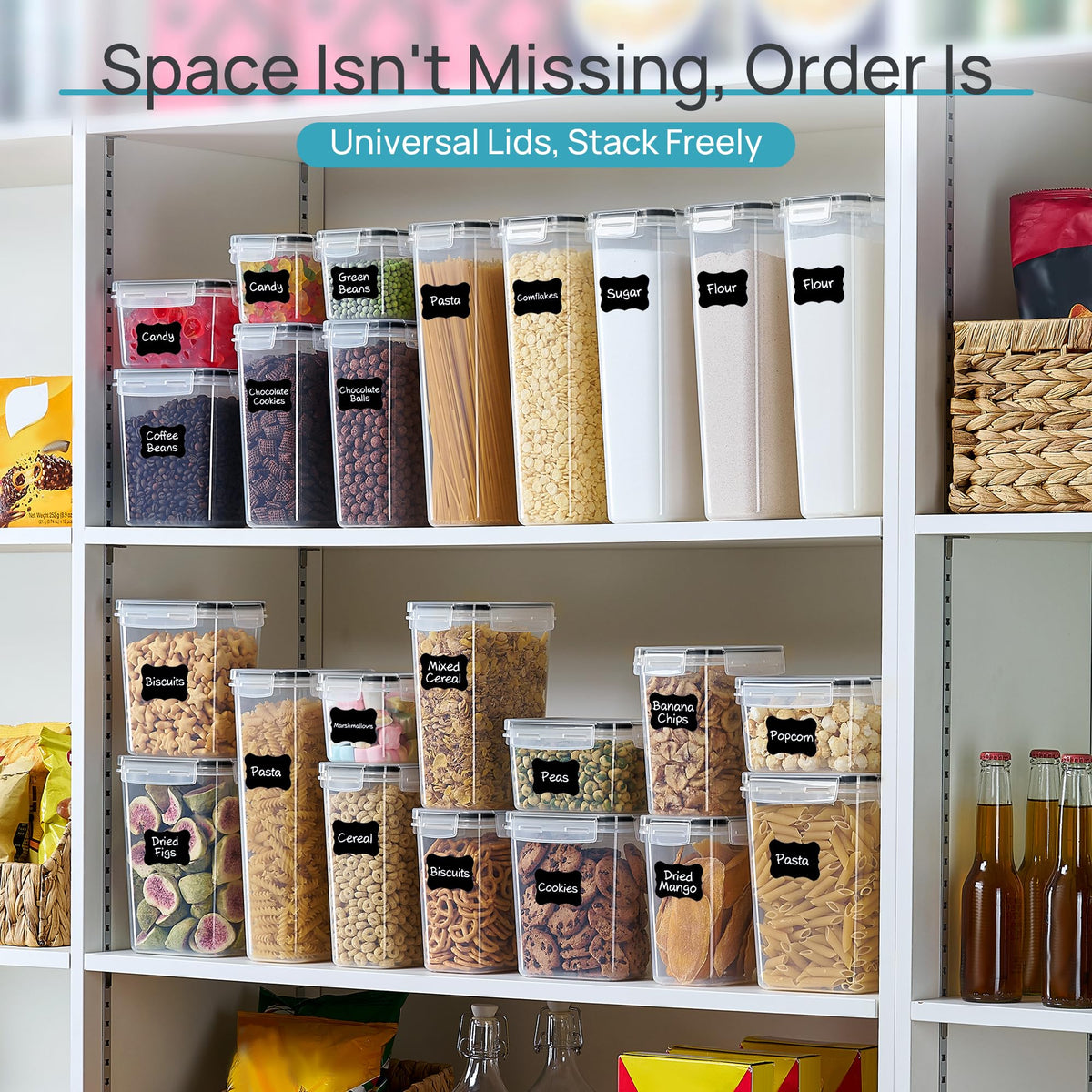 Vtopmart Airtight Food Storage Container Set for Pantry
