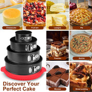 Nonstick Round Springform Cheesecake Pan with Removable Bottom