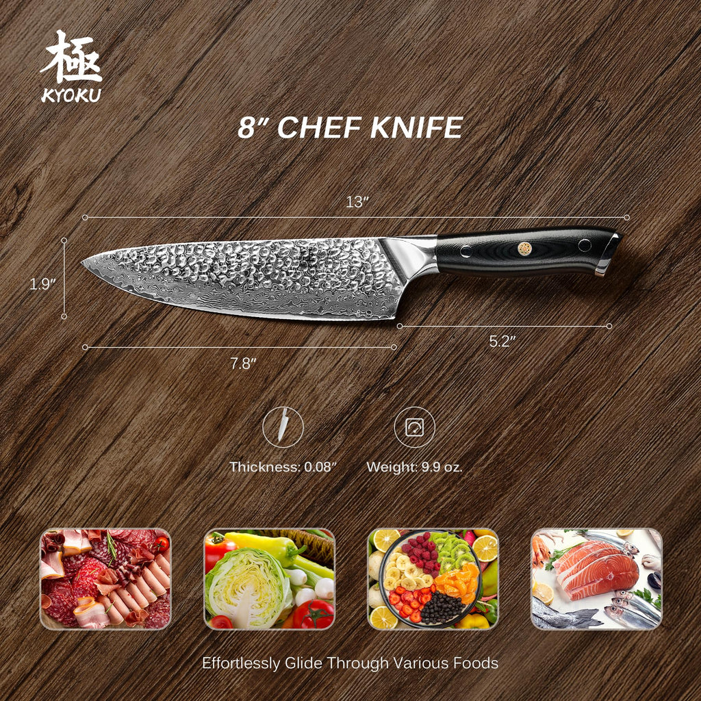 KYOKU Shogun Series Japanese Kitchen Knife for Precision Cutting